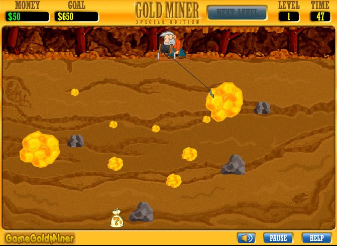 Two Player Gold Miner Review - Two Player Games
